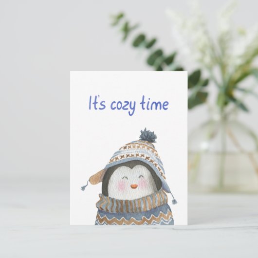 Card (10,8 x 14,2 cm) - Little Penguin ポストカード (スタンド正面)