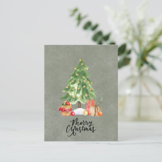 Card (10,8 x 14,2 cm) - Merry Christmas ポストカード (スタンド正面)