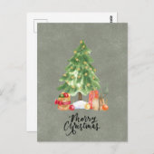 Card (10,8 x 14,2 cm) - Merry Christmas ポストカード (正面/裏面)