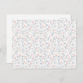 Card (10,8 x 14,2 cm) - Winter Pattern ポストカード (正面/裏面)