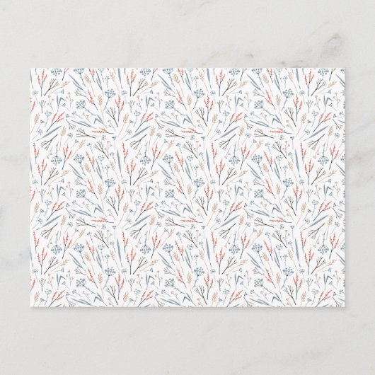 Card (10,8 x 14,2 cm) - Winter Pattern ポストカード (正面)
