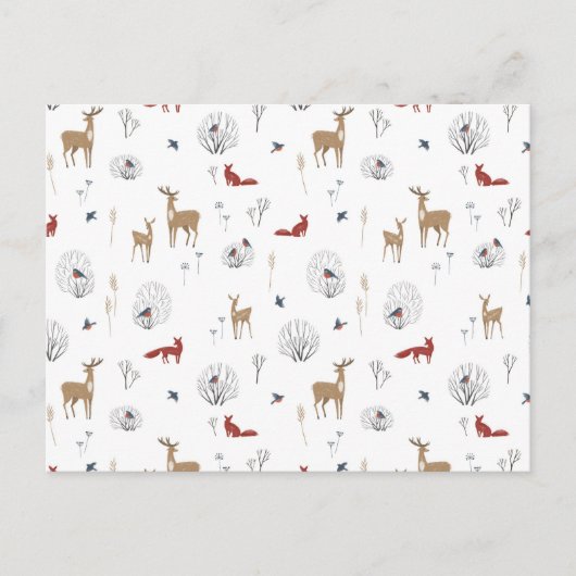 Card (10,8 x 14,2 cm) - Winter Pattern ポストカード (正面)