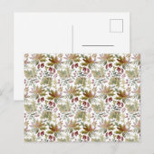 Card (10,8 x 14,2 cm) - Winter Pattern ポストカード (正面/裏面)