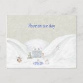 Card (10,8 x 14,2 cm) - Winter Scene ポストカード (正面)