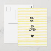 Card (10,8 x 14,2 cm) - You Are So Loved ポストカード (正面/裏面)