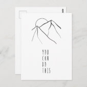 Card (10,8 x 14,2 cm) - You Can Do This ポストカード (正面/裏面)
