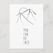 Card (10,8 x 14,2 cm) - You Can Do This ポストカード (正面)