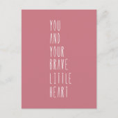 Card (10,8 x 14,2 cm) - Your Brave Little Heart ポストカード (正面)