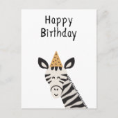 Card (10,8 x 14,2 cm) - Zebra ポストカード (正面)