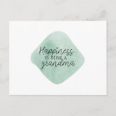 Card 10,8 x 14,2cm - Happiness Is Being A Grandma ポストカード (正面)
