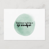 Card 10,8 x 14,2cm - Happiness Is Being A Grandpa ポストカード (正面)