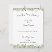 Card (10,8 x 14 cm) - Save The Date セーブザデート (裏面)