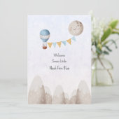 Card (12,7 x 17,8 cm) - Birth Announcement Kaart 招待状 (スタンド正面)