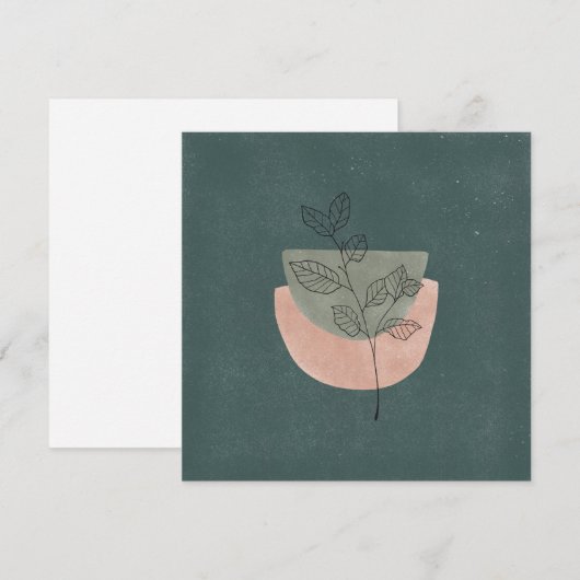 Card (13,3x13,3cm) - Flower (正面/裏面)
