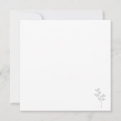Card (13,3x13,3cm) - Flower (裏面)