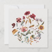 Card (13,3x13,3cm) - Flowers カード (正面)