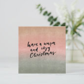 Card (13,3x13,3cm)- Have A Warm And Cozy Christmas カード (スタンド正面)