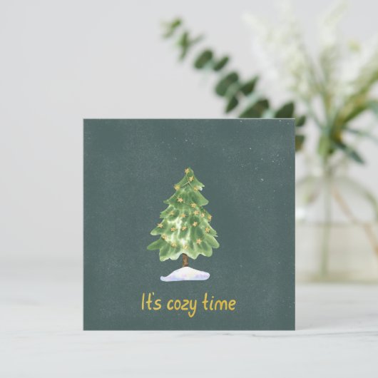 Card (13,3x13,3cm) - It's Cozy Time カード (スタンド正面)