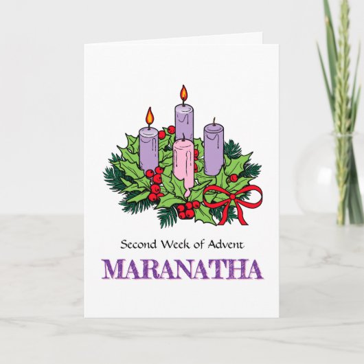 Card #2 of 4 for Advent (Second Week: PEACE) カード (正面)