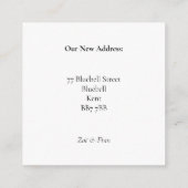 Card (6,3 cm x 6,3 cm) - New House エンクロージャーカード (裏面)