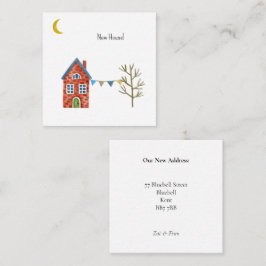 Card (6,3 cm x 6,3 cm) - New House Informatiekaart ノートカード