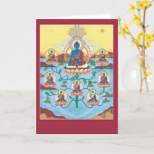 CARD 8 Medicine Buddhs with exploration & mantra カード (黄色い花)