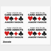 Card Addictスタンプ 長方形シール (シート)