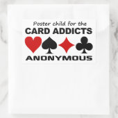 Card Addictスタンプ 長方形シール (バッグ)