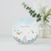 Card (Circle) - Birth Announcement Ocean 招待状 (スタンド正面)