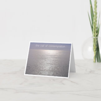 card contemplation meditation サンキューカード