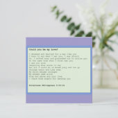 Card ' Could you be my love ' カード (スタンド正面)