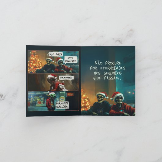 Card Dead Inside... But It’s Christmas 招待状 (内部)