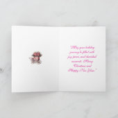 Card-Elegant Pink Christmas Card Collection. カード (内部)
