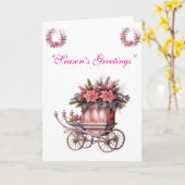Card-Elegant Pink Christmas Card Collection. カード (黄色い花)
