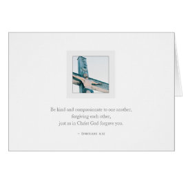Card Ephesians 4:32 Verse Jesus Elegant Editable