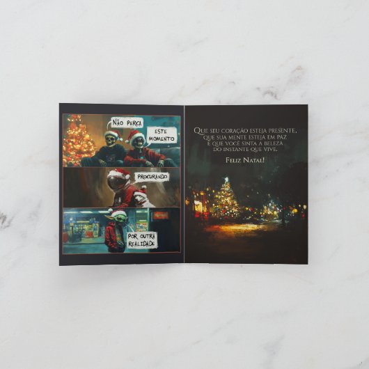 Card Feliz Natal 招待状 (内部)