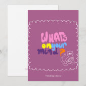 Card for a friend (正面/裏面)