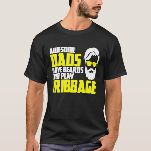 Card Game Cribbage Game Night Father's Day Cribbag Tシャツ (正面)