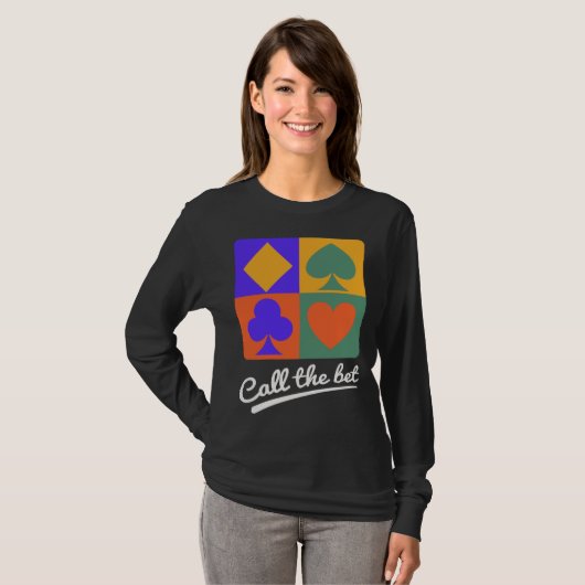 Card Games  Call the Bet Tシャツ (正面フル)