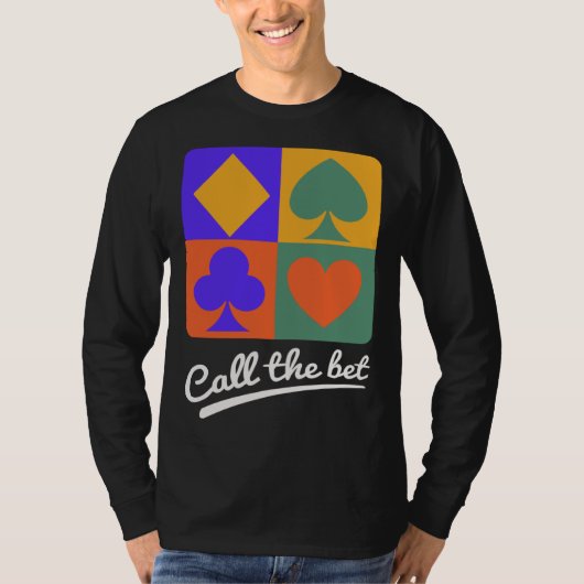 Card Games  Call the Bet Tシャツ (正面)