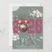 card Invitation 招待状 (裏面)