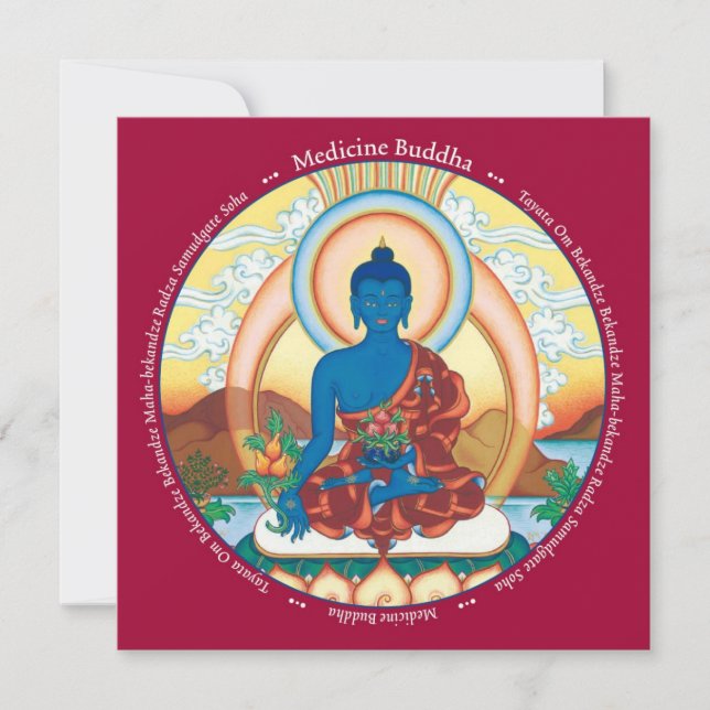 CARD Medicine Buddha – 封筒つき (正面)