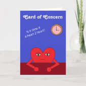 Card of Concern: Blue Blank Card カード (正面)