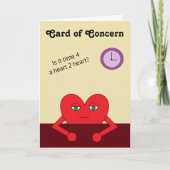 Card of Concern:  Light Brown Blank Card カード (正面)