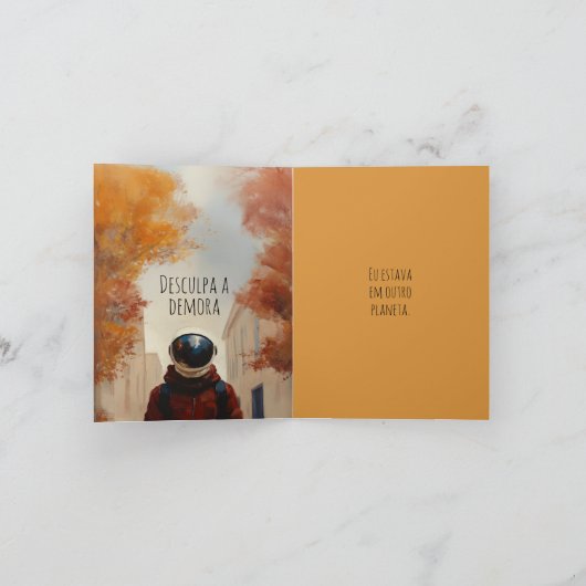 Card Outro Planeta 招待状 (内部)