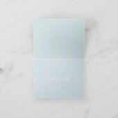 card.pacificの青ありがとう サンキューカード (内部)