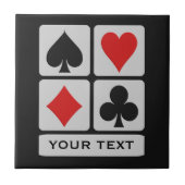 Card Playerのカスタムのセラミックタイル タイル (正面)