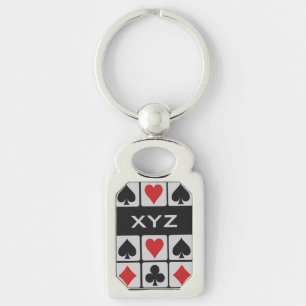 Card Playerモノグラカスタムムキーチェーン キーホルダー