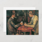 Card Players by Paulセザンヌヴィンテージファインアート (正面/裏面)