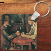 Card Players by Paulセザンヌヴィンテージファインアート キーホルダー (裏面)